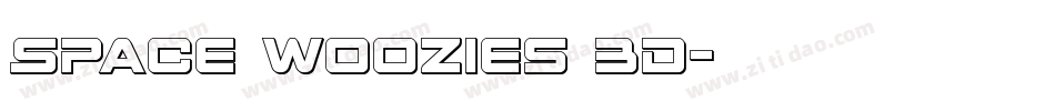 Space Woozies 3D字体转换